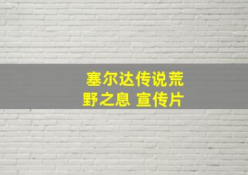 塞尔达传说荒野之息 宣传片